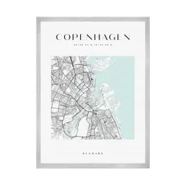 plakat-mapa-miasta-kopenhaga-kwadrat-24x30-cm-ramka-srebrna