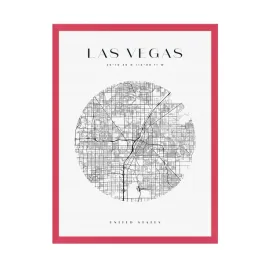 plakat-mapa-miasta-las-vegas-kolo-24x30-cm-ramka-amarant