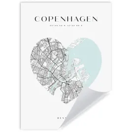 plakat-mapa-miasta-dania-stolica-kopenhaga-serce-21x297-cm