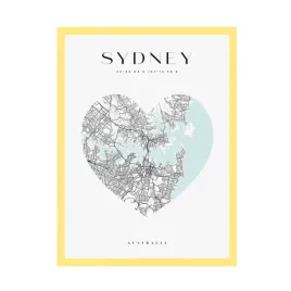 plakat-mapa-miasta-sydney-australia-serce-24x30-cm-ramka-zolta