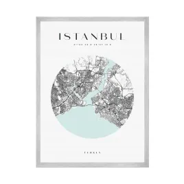 plakat-mapa-miasta-istanbul-kolo-24x30-cm-ramka-srebrna