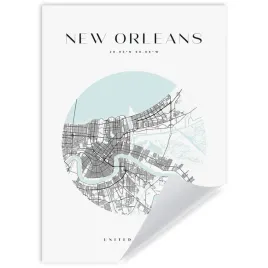 plakat-mapa-miasta-new-orleans-kolo-21x297-cm