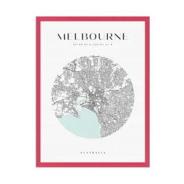 plakat-mapa-miasta-melbourne-kolo-24x30-cm-ramka-amarant