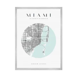 plakat-mapa-miasta-miami-kolo-24x30-cm-ramka-srebrna