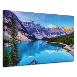 obraz-na-plotnie-rzeka-gory-przyroda-lasy-120x80-cm