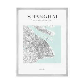 plakat-mapa-miasta-shanghai-chiny-azja-kwadrat-24x30-cm-ramka-srebrna