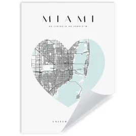 plakat-mapa-miasta-stany-zjednoczone-miami-serce-21x297-cm