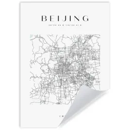 plakat-mapa-miasta-chiny-pekin-beijing-kwadrat-21x297-cm