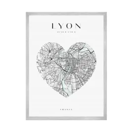 plakat-mapa-miasta-francja-lyon-serce-24x30-cm-ramka-srebrna
