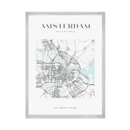 plakat-mapa-miasta-amsterdam-kwadrat-24x30-cm-ramka-srebrna