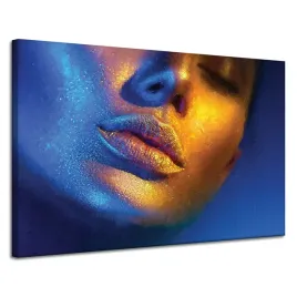 obraz-na-plotnie-twarz-kobiety-zlota-usta-sztuka-120x80-cm