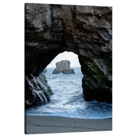obraz-na-plotnie-natura-luk-skalny-ocean-80x120-cm-natura-plaza-piasek