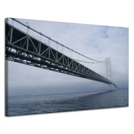 obraz-na-plotnie-architektura-most-japonia-120x80-azja-morze-we-mgle-chmury