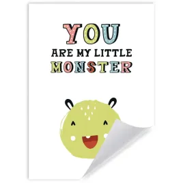 plakat-dzieciece-you-are-my-little-monster-21x297-cm