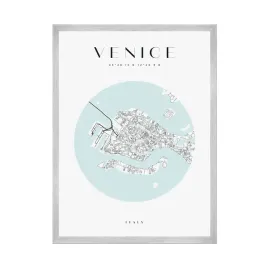 plakat-mapa-miasta-wenecja-kolo-40x50-cm-ramka-srebrna
