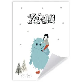 plakat-dzieciece-mlodziezowe-stylowe-yeah-21x297-cm