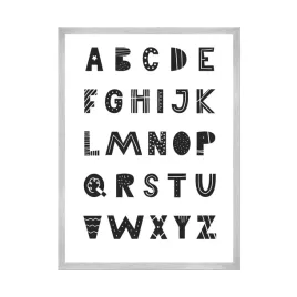 plakat-dzieciece-alfabet-ramka-srebrna-24x30-cm