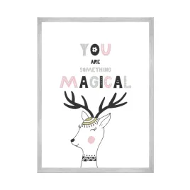 plakat-dzieciece-you-are-something-magical-50x70-cm-ramka-srebrna