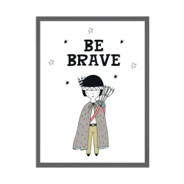 plakat-dzieciece-be-barave-indianin-24x30-szara