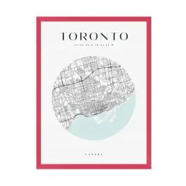 plakat-mapa-miasta-toronto-kanada-kolo-24x30-cm-ramka-amarant