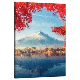 obraz-na-plotnie-kolorowe-liscie-miasteczko-gora-woda-80x120-cm