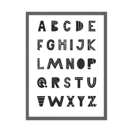 plakat-dzieciece-alfabet-ramka-szara-24x30-cm