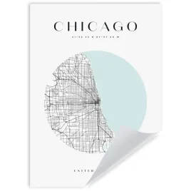plakat-mapa-miasta-stany-zjednoczone-chicago-kolo-21x297-cm