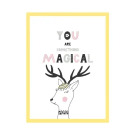 plakat-dzieciece-you-are-something-magical-24x30-cm-ramka-zolta