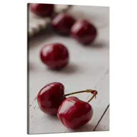 obraz-na-plotnie-kuchnia-owoce-wisnie-50x80-cm-drewniane-tlo-motyw-kuchni