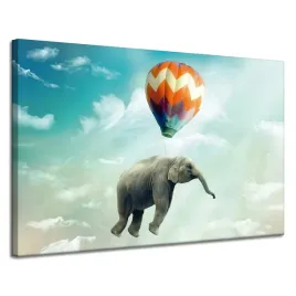 obraz-na-plotnie-abstrakcja-latajacy-slon-sztuka-120x80-cm