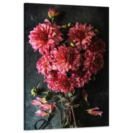 obraz-na-plotnie-botanika-bukiet-dalii-60x90-cm-kwiaciarnia-rozowe-platki