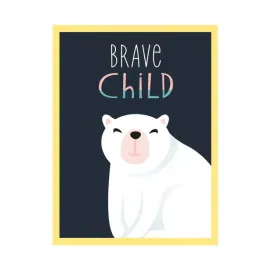 plakat-dzieciece-mis-brave-child-24x30-cm-ramka-zolta
