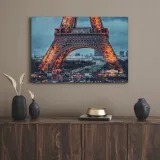 obraz-na-plotnie-architektura-wieza-eiffla-70x50-francja-paryz-europa-widok-wysokosc-produktu-50-cm