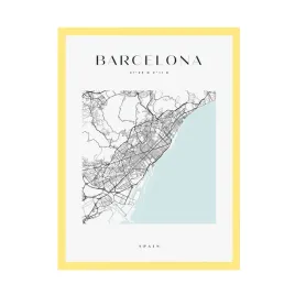plakat-mapa-miasta-barcelona-kwadrat-24x30-cm-ramka-zolta