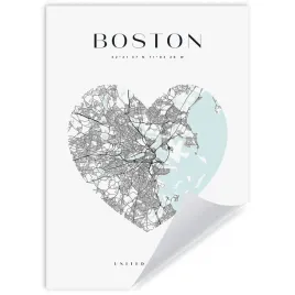 plakat-mapa-miasta-stany-zjednoczone-boston-serce-21x297-cm