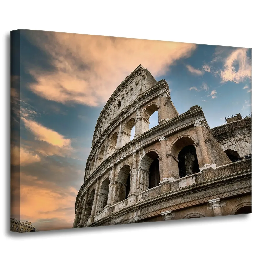 obraz-na-plotnie-architektura-rzym-koloseum-70x50-wlochy-roma-europa-widok-stan-nowy