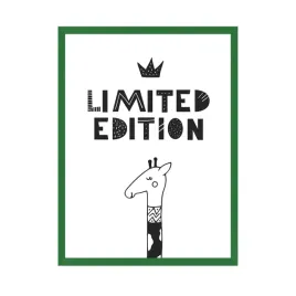 plakat-dzieciece-limited-edition-40x50-cm-ramka-zielona
