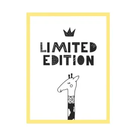 plakat-dzieciece-limited-edition-40x50-cm-ramka-zolta