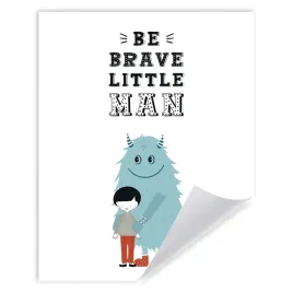 plakat-dzieciece-be-brave-little-man-24x30-cm