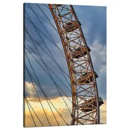 obraz-na-plotnie-architektura-karuzela-80x120-cm-niebo-chmury-promienie