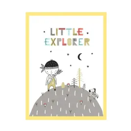 plakat-dzieciece-little-explorer-24x30-cm-ramka-zolta