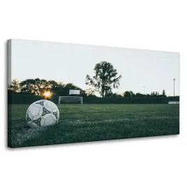obraz-na-plotnie-mlodziezowe-pilka-nozna-80x40-cm-boisko-sportowe-murawa