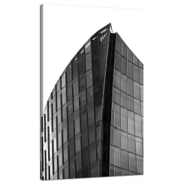 obraz-na-plotnie-architektura-drapacz-chmur-70x120-miasto-nowoczesny-szary