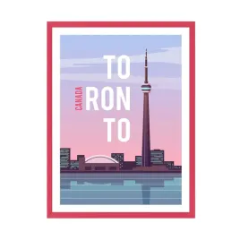 plakat-miasta-toronto-kanada-ontario-24x30-cm-ramka-amarant