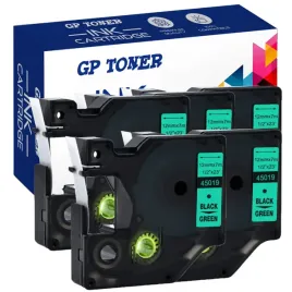 5x-tasma-do-dymo-d1-45019-zielona-czarny-nadruk-12mm-gp-dy45019-x5