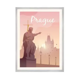 plakat-miasta-praga-czechy-europa-stolica-24x30-cm-ramka-srebrna