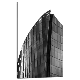 obraz-na-plotnie-architektura-drapacz-chmur-60x100-miasto-nowoczesny-szary