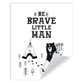 plakat-dzieciece-be-brave-little-man-40x50-cm
