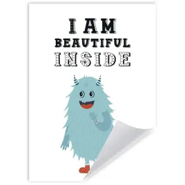 plakat-dzieciece-i-am-beautiful-inside-50x70-cm