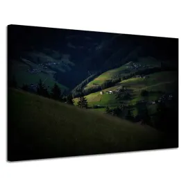 obraz-na-plotnie-natura-wyzyna-gorska-120x80-cm-widok-z-gory-wakacje-wioska